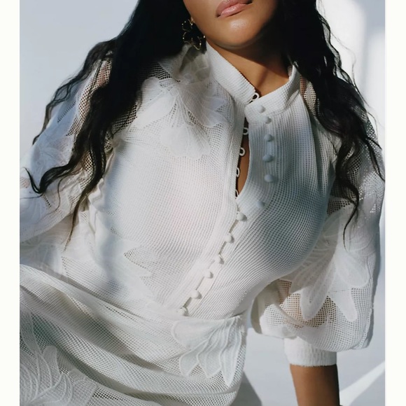 Anthropologie Sabine Embroidered Mini Dress - Picture 5 of 10